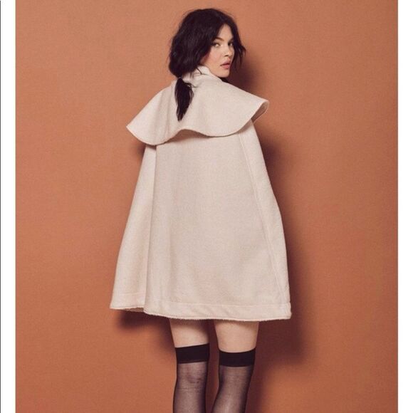 For Love and Lemons Madeline Cape Coat S - Picture 4 of 10